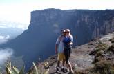 Emoção por estar no topo do Monte Roraima, na  Venezuela, em 2007